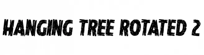 Hanging Tree Rotated 2  नि: शुल्क फ़ॉन्ट्स डाउनलोड