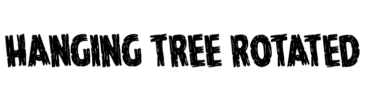Hanging Tree Rotated  免费字体下载