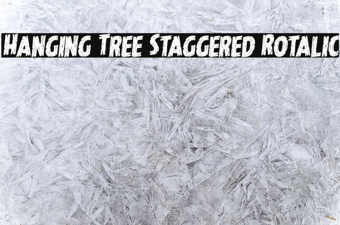 Hanging Tree Staggered Rotalic Example 2