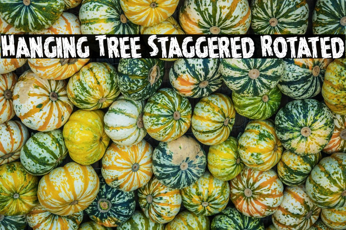 Hanging Tree Staggered Rotated Example 2