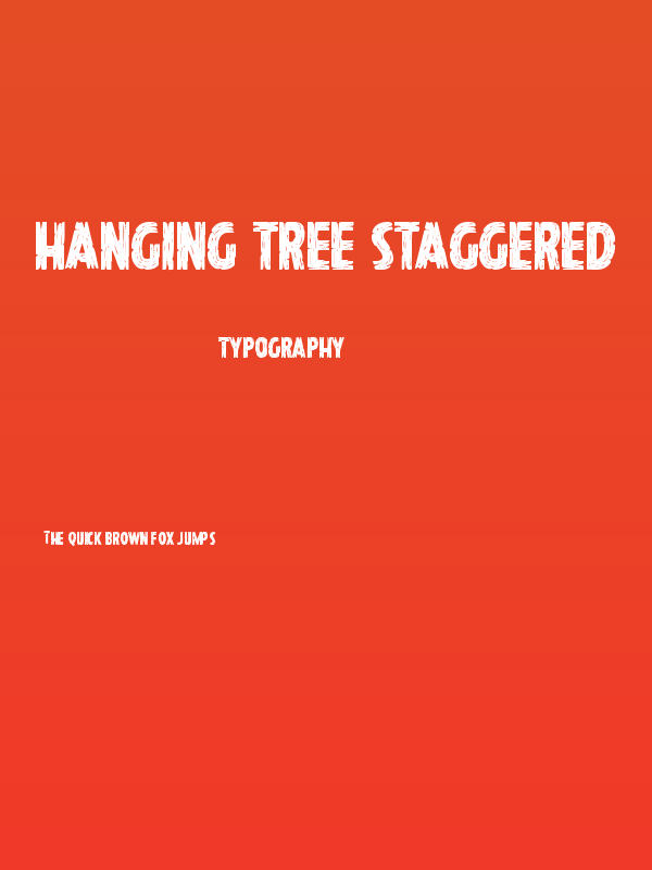 Hanging Tree Staggered Poster