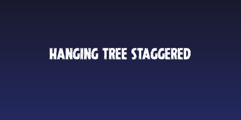 Hanging Tree Staggered Social Header