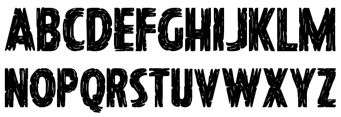 Hanging Tree Font LOWERCASE