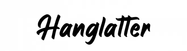 Hanglatter  تنزيل الخطوط