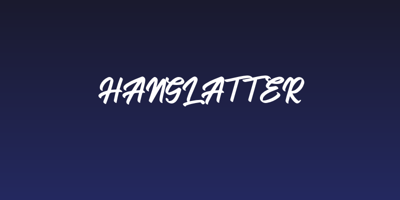 Hanglatter Social Header