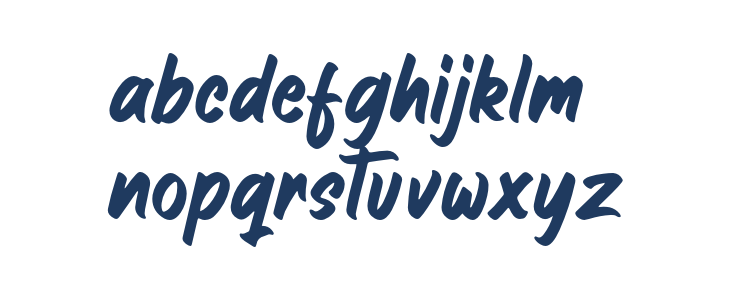 Hanglatter Lowercase