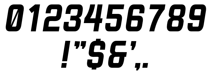 Hangout Italic Font OTHER CHARS