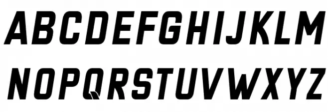 Hangout Italic Font LOWERCASE