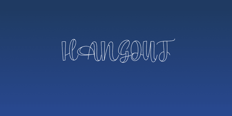 Hangout Social Header