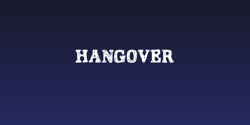 Hangover Social Header