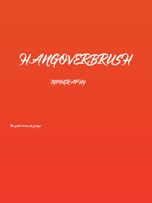 HangoverBrush Poster