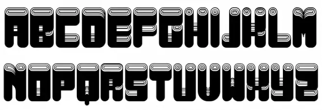 Hangup Regular Шрифта ВЕРХНИЙ