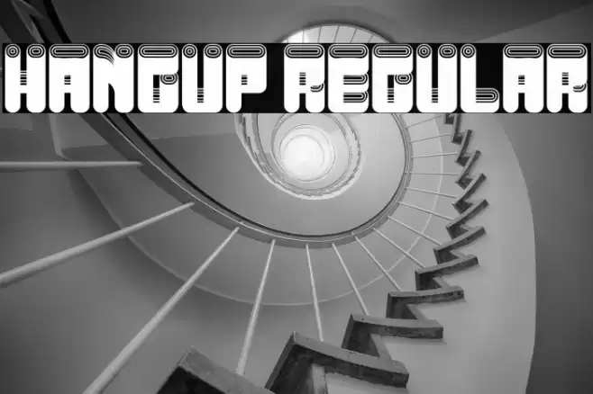 Hangup Regular Font examples