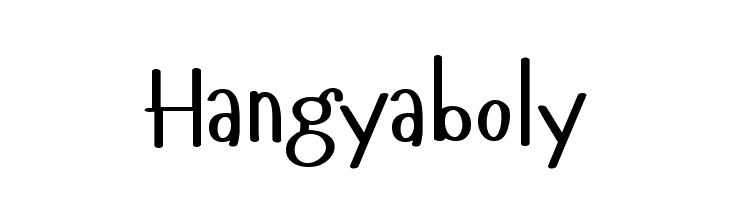 Hangyaboly  नि: शुल्क फ़ॉन्ट्स डाउनलोड