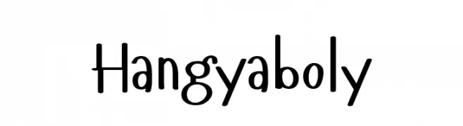 Hangyaboly  नि: शुल्क फ़ॉन्ट्स डाउनलोड