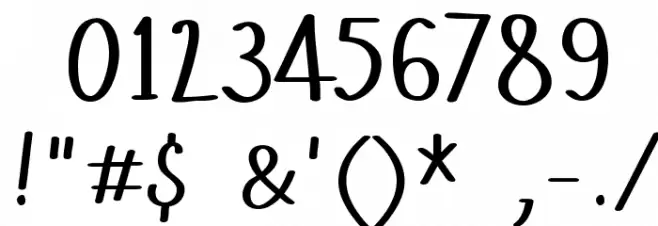 Hangyaboly Font OTHER CHARS