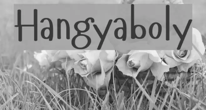 Hangyaboly Font examples