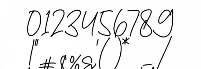 Hanibee Font OTHER CHARS