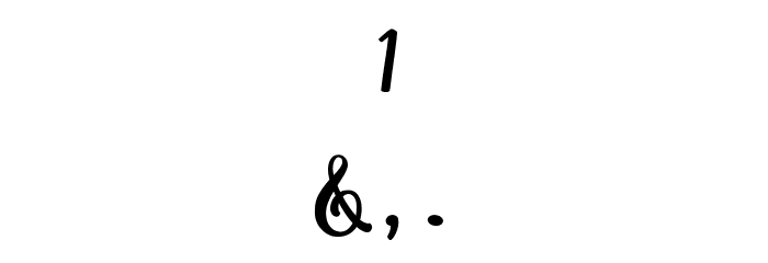 Haniberryku Font OTHER CHARS