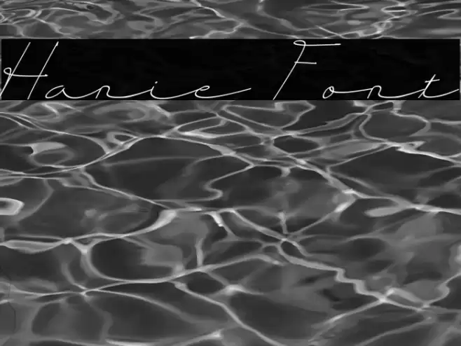 Hanie Font examples
