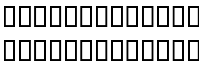 Hanif Font LOWERCASE
