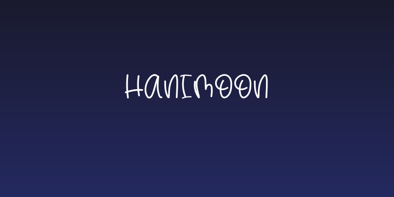 Hanimoon Social Header