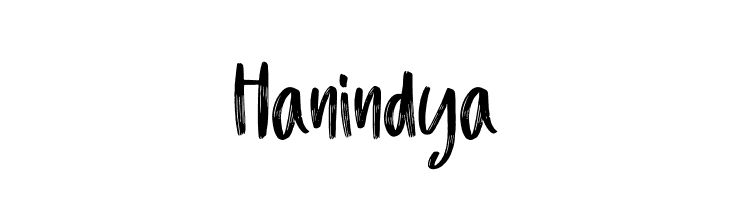 Hanindya  font caratteri gratis