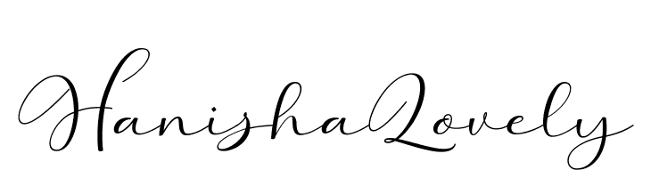 HanishaLovely  font caratteri gratis