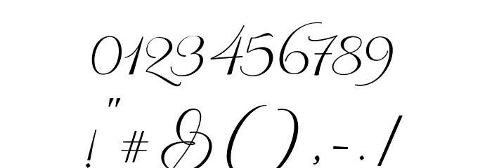 HanishaLovely Font OTHER CHARS