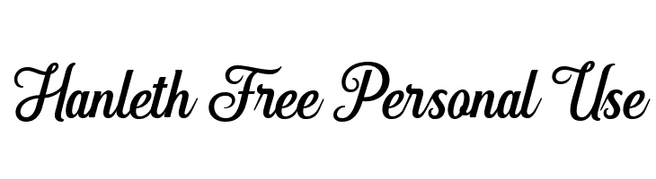 Hanleth Free Personal Use  les polices de caractères gratuit tlcharger