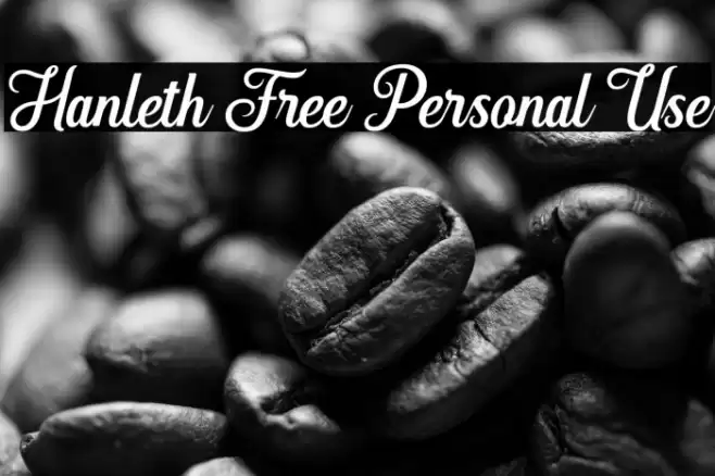 Hanleth Free Personal Use Font examples