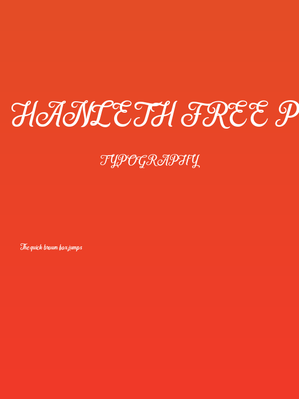 Hanleth Free Personal Use Poster