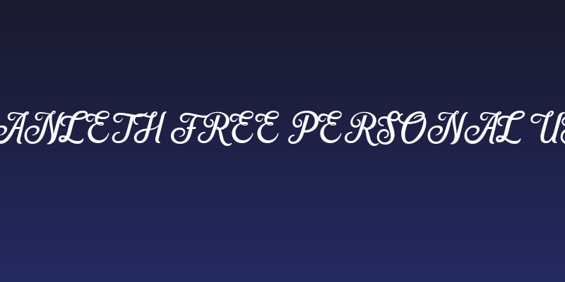 Hanleth Free Personal Use Social Header