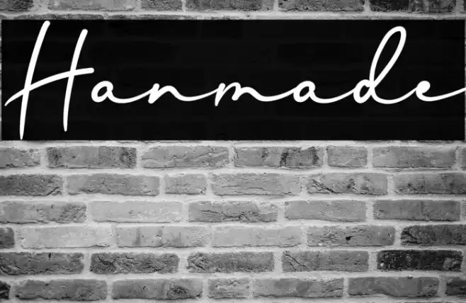 Hanmade फ़ॉन्ट examples