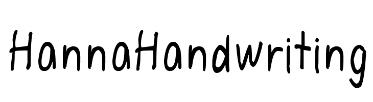 HannaHandwriting Font