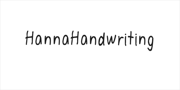 HannaHandwriting Logo