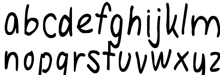HannaHandwriting Font LOWERCASE