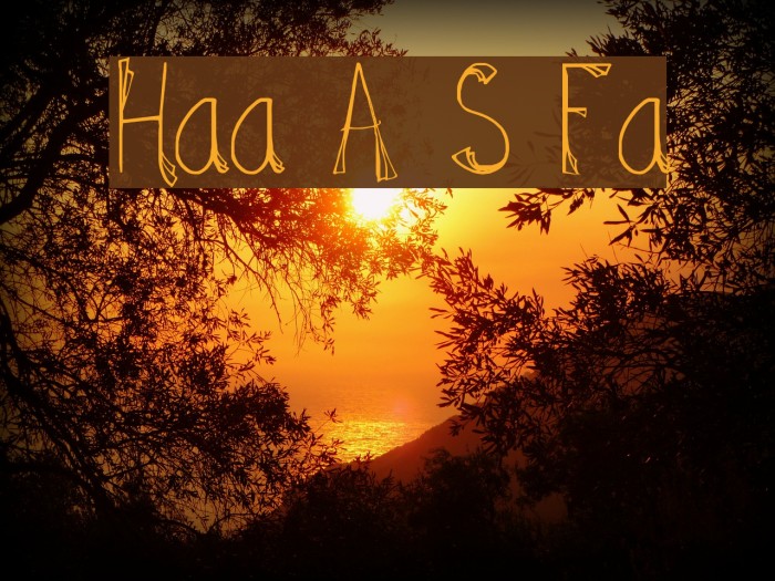 Hannah Added Some Flare Font examples