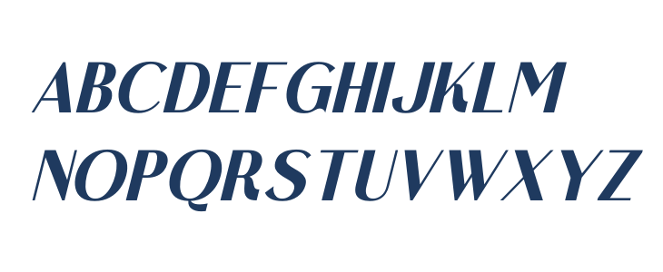 Hannah Claira DEMO VERSION Italic Uppercase