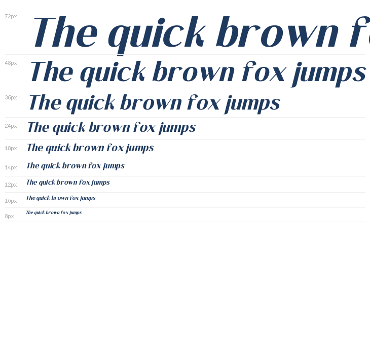 Hannah Claira DEMO VERSION Italic Waterfall