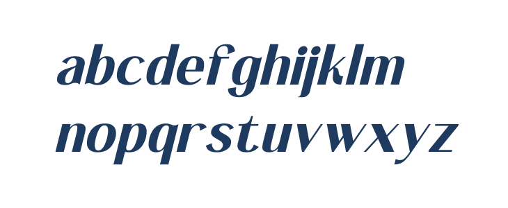 Hannah Claira DEMO VERSION Italic Lowercase