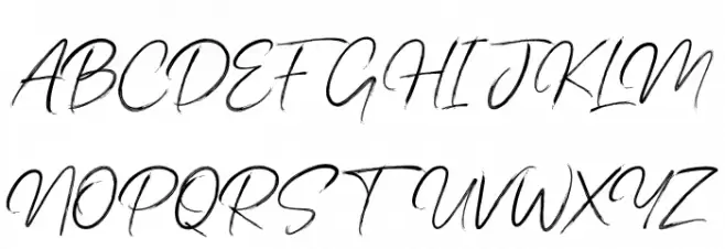 Hannah Gillberth Free Schriftart Groß