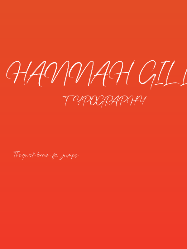 Hannah Gillberth Free Poster