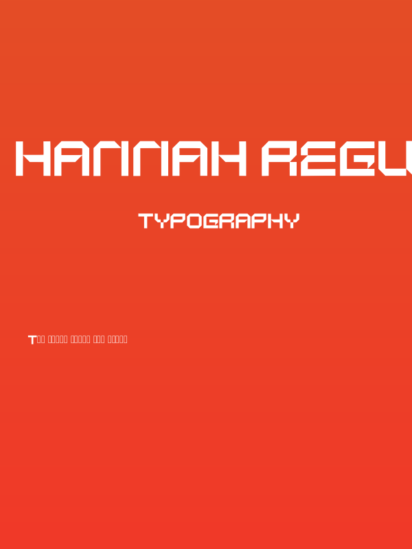 Hannah Regular Poster