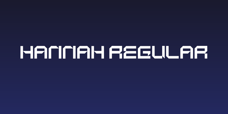 Hannah Regular Social Header