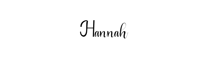Hannah Font - FFonts.net