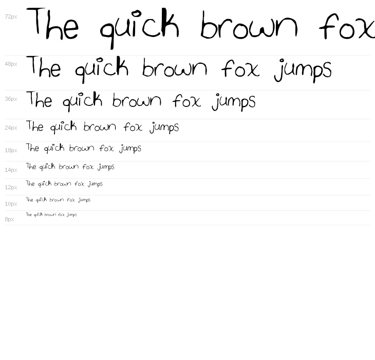 Hannah_Font_Print Waterfall