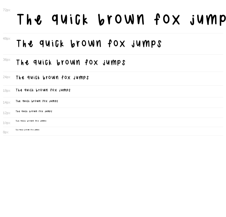 Hannahs Handwriting Regular Waterfall