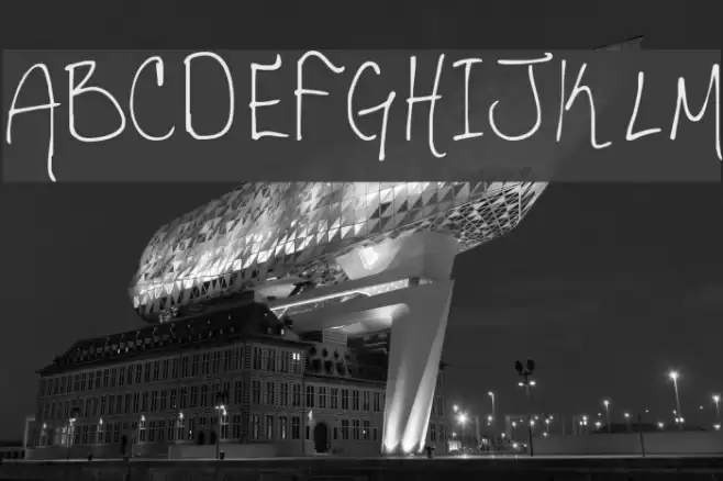 Hannahs Messy Handwriting Font examples