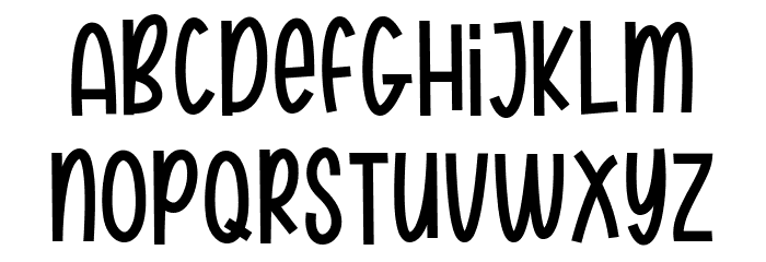 Hannie Bunny personaluse Font LOWERCASE
